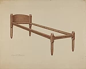 Shaker Bed by Elbert S. Mowery