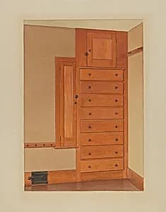 Shaker Built-In Cupboard by American 20th Century