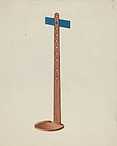 Shaker Candle Stand by Lon Cronk