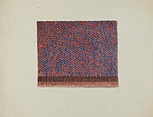 Shaker Chair Seat Covering by Alice Stearns