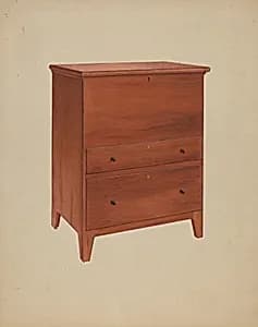 Shaker Chest of Drawers by John W. Kelleher