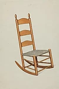Shaker Child's Rocker by Ray Holden