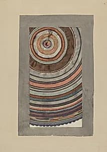 Shaker Circular Rug by Elizabeth Moutal