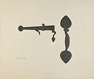 Shaker Door Latch by Elbert S. Mowery