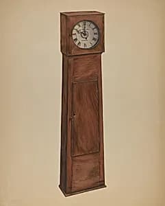 Shaker Grandmother Clock by Orville Cline