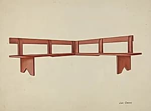 Shaker Porch Bench by Lon Cronk