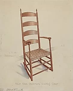 Shaker Rocking Chair by Alfred H. Smith