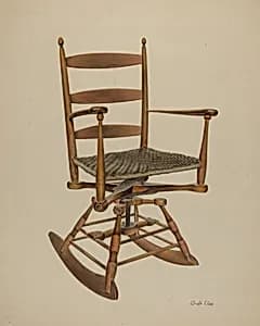 Shaker Rocking Chair by Orville Cline