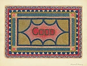 Shaker Rug by Elbert S. Mowery