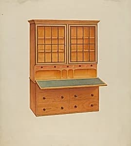 Shaker Secretary Desk by John W. Kelleher