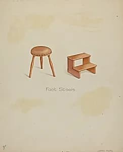 Shaker Stools by Lawrence Foster