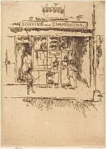Shaving and Shampooing by James McNeill Whistler