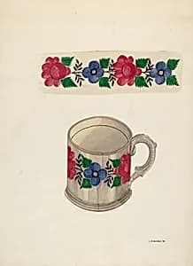 Shaving Mug by Irene M. Burge