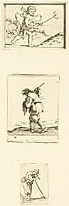 Sheet of Etchings by Style of Jacques Callot