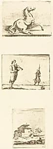 Sheet of Etchings by Style of Jacques Callot