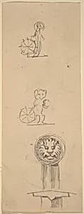 Sheet of Sketches [recto] by Beatrice Godwin Whistler