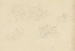 Sheet of Studies by John Flaxman