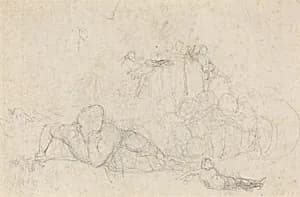 Sheet of Studies by John Flaxman
