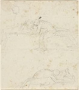 Sheet of Studies by John Flaxman