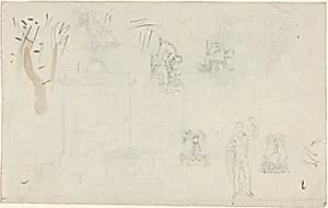 Sheet of Studies by John Flaxman