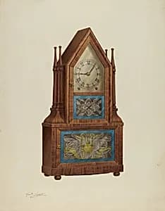 Shelf Clock by Frank Wenger