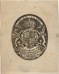 Shield of Queen Elizabeth by Simon de Passe