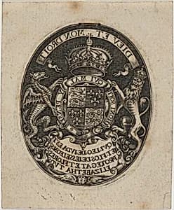 Shield of Queen Elizabeth by Simon de Passe