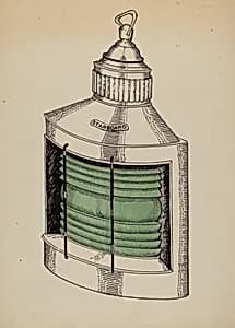 Ship Lantern by Florence Huston