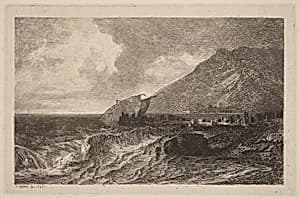 Shipwreck on a Shore by Alexandre Calame