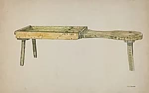Shoe Bench by Clarence W. Dawson