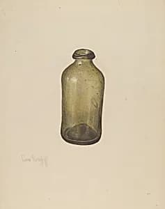 Shoe Blacking Bottle