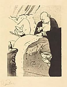 Sick Carnot! (Carnot malade!) by Henri de Toulouse-Lautrec