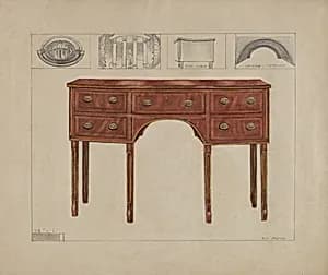 Side Board-Sheraton by Edgar L. Pearce