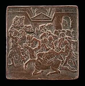 Silenus and the Mainads by Caradosso Foppa