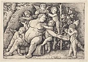 Portrait of Hieronymus Hopfer after Andrea Mantegna