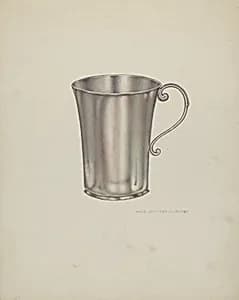 Silver Beaker with Handles by Rose Campbell-Gerke