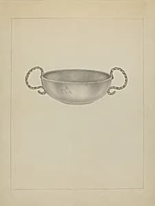 Silver Bowl by Isidore Steinberg