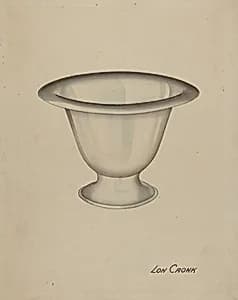 Silver Bowl by Lon Cronk