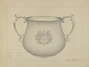 Silver Caudle Cup by Amelia Tuccio