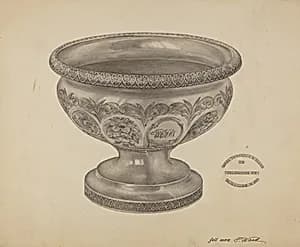Silver Christening Bowl by Paul Ward