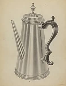 Silver Coffee Pot by Michael Fenga