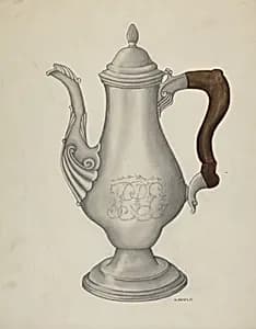 Silver Coffee Pot by Madeline Arnold
