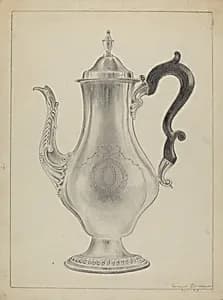 Silver Coffee Pot by Vincent Carano