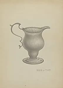 Silver Cream Pitcher