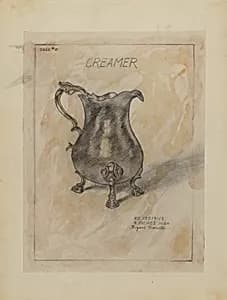 Silver Creamer by Eugene Barrell