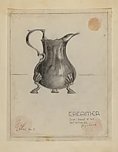 Silver Creamer by Joseph Leboit