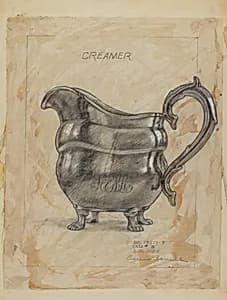 Silver Creamer by Eugene Barrell