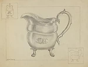 Silver Creamer by Hester Duany