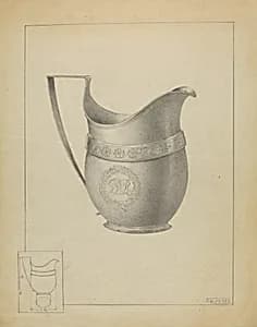 Silver Creamer by Francisco Alvarez