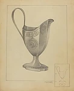 Silver Creamer by Francisco Alvarez